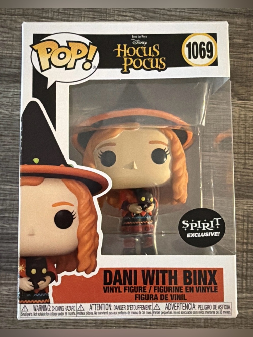 Funko Pop! Disney Hocus Pocus Dani with Binx Spirit Halloween #1069 Vinyl Figure
